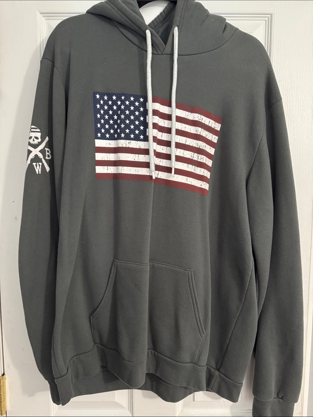Men's dark grey Red White & Blue Apparel Hooded Sweatshirt
